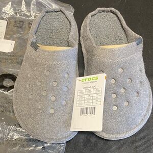 CROCS Soft Gray Classic Slippers
